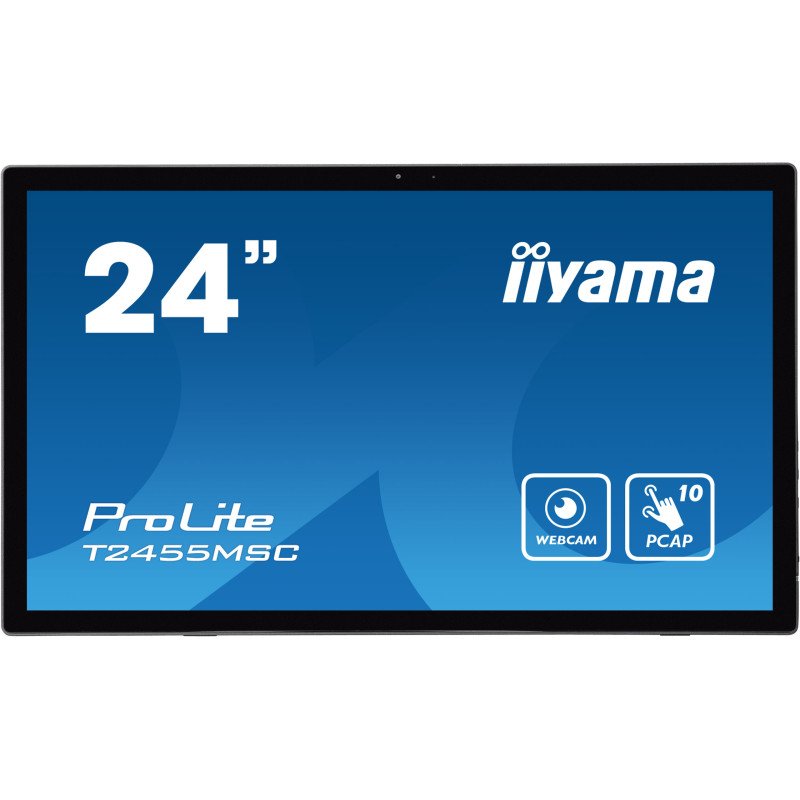Ecran Tactile interactif iiyama pro lite 24 » FULL HD IPS – Noir Mate – T2455MSC-B1