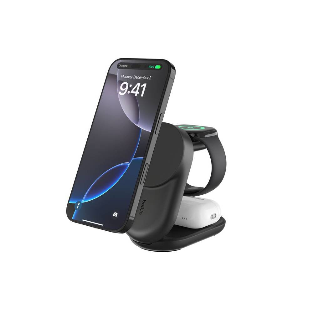 Station de recharge sans fil pliable pour iPhone Apple Watch + AirPods - Apple