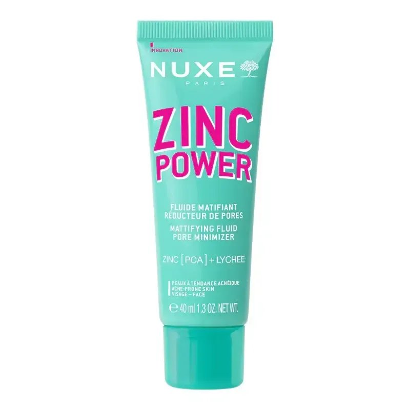NUXE ZINC POWER FLUIDE MATIFIANT REDUCTEUR DE PORES 40ML - Nuxe