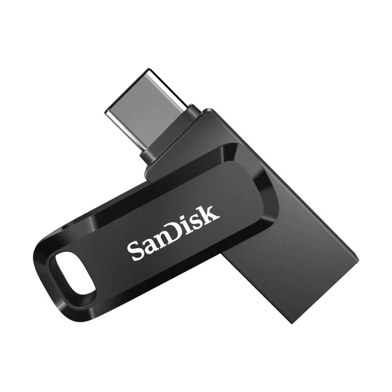 Clé USB SanDisk Double Connectique USB-C Ultra Dual Drive Go 256GB Noir – SDDDC3-256G-G46 - SanDisk