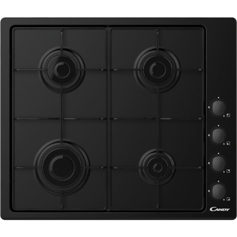 Plaque de Cuisson Candy CHW6LBB 4 Feux 60 cm Noir - Candy