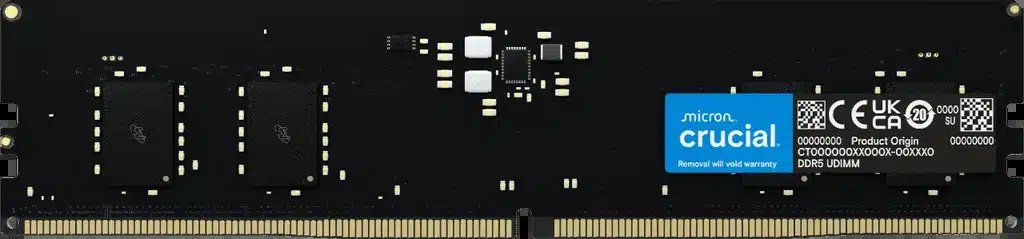 Barrette Mémoire 16GB Crucial DDR5-5600 UDIMM CL46 - Crucial