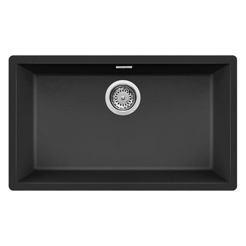 Évier Graniteck Focus 76 cm SMILE.76B Noir - Focus