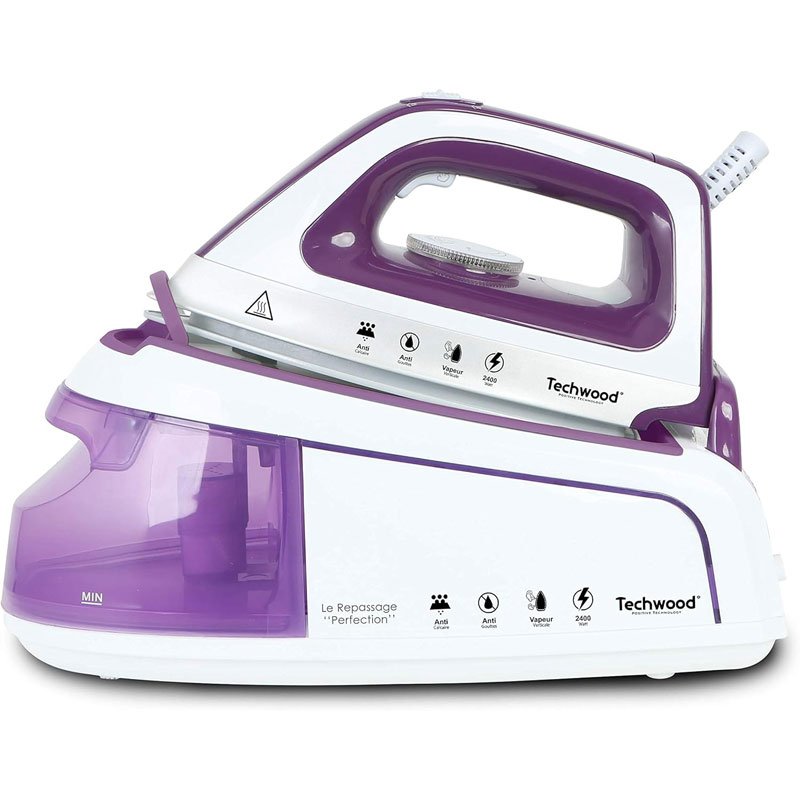 Fer à Vapeur Centrale TECHWOOD TC-2461 2400W - Violet - 7096