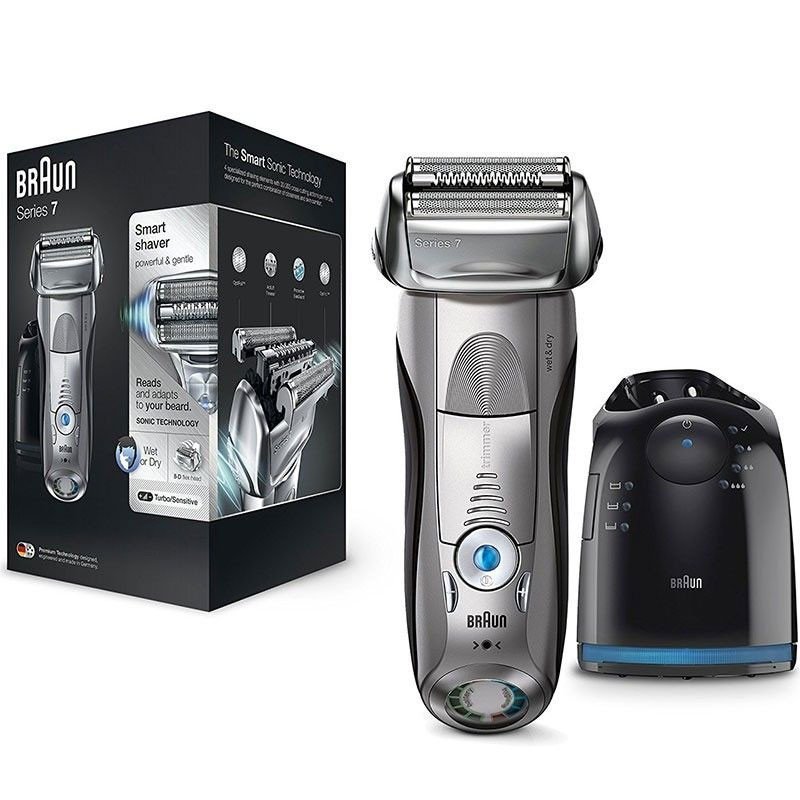 Rasoir Electrique Braun Wet & Dry Serie 7 Gris - Braun