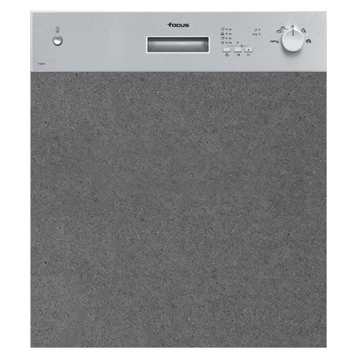 Lave Vaisselle Semi Encastrable FOCUS F500X 12 Couverts – Inox - Focus