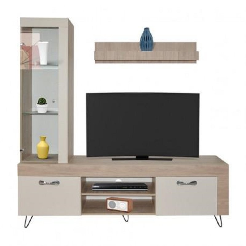 Meuble Tv Sotufab Athenes – Denver & Beige – LIV20DV/BG