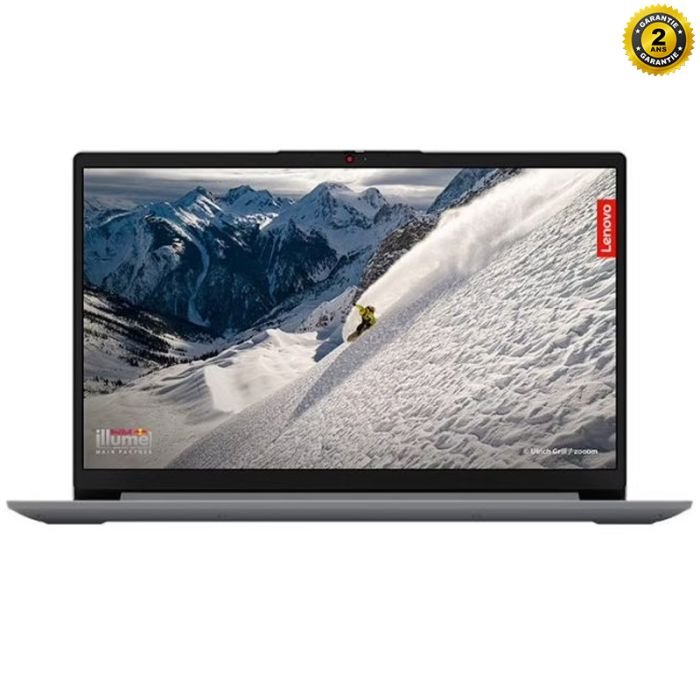 Pc Portable Lenovo Ideapad 1 15AMN7 AMD Ryzen 3 8GB 256GB SSD -Gris – 82VG00MHFG - Lenovo