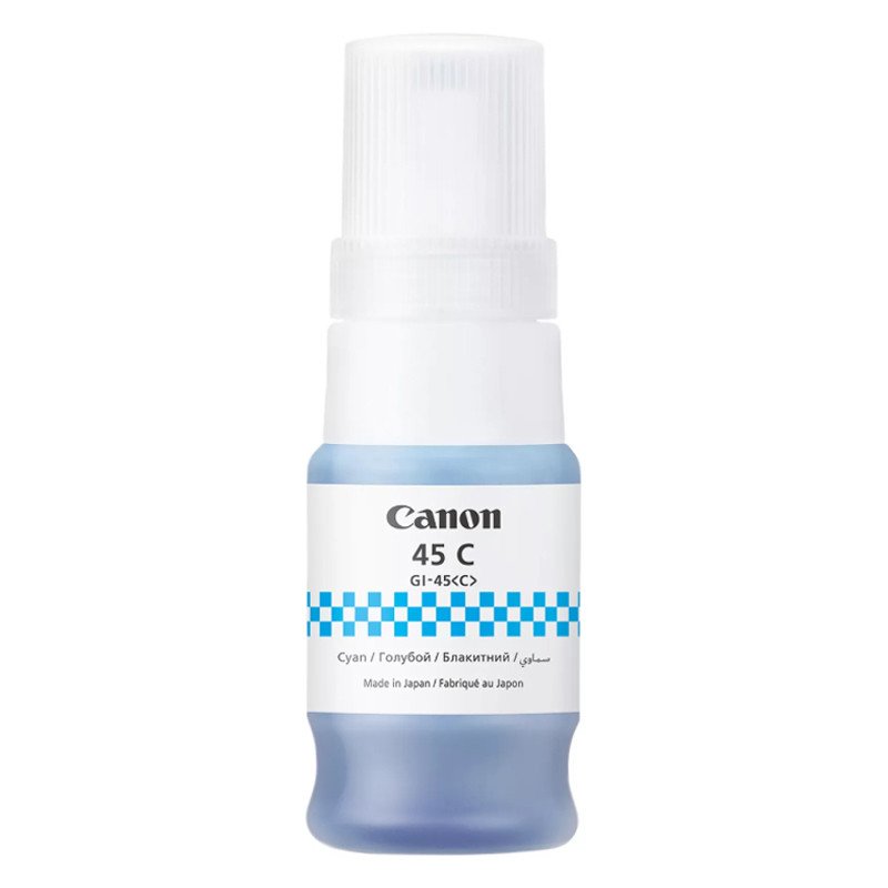 Bouteille D'encre Canon GI-45 Original 40Ml Cyan - Canon