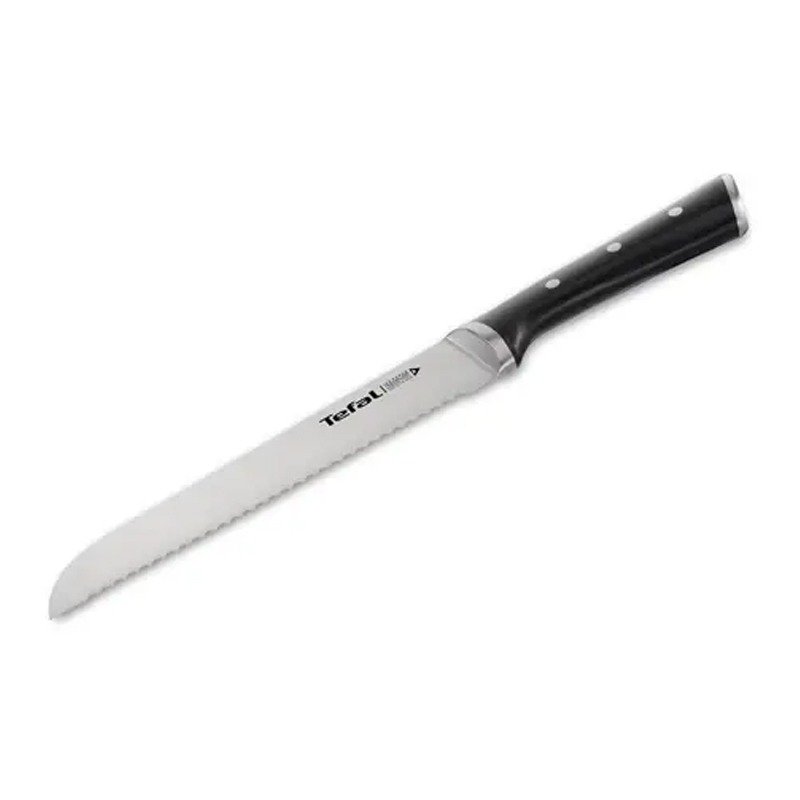 Couteau à Pain TEFAL Ice Force K2320414 20cm - Noir - Tefal