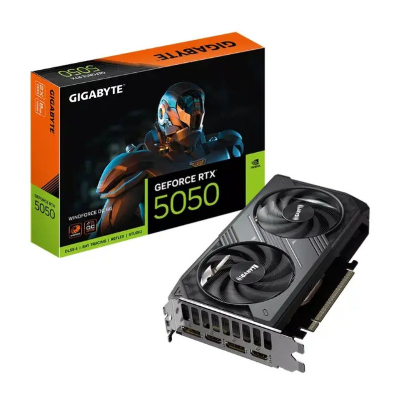 Carte graphique Gigabyte Geforce Rtx 5050 Windforce Oc 8g – GV-N5050WF2OC-8GD - Gigabyte