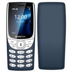 Téléphone Portable EVERTEK E3218 / Dark Blue - Evertek