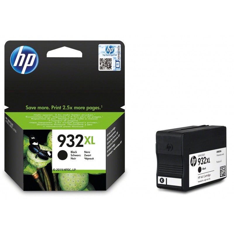 Cartouche D’encre HP 932XL Noir Grande Capacité Authentique (cn053ae) - HP