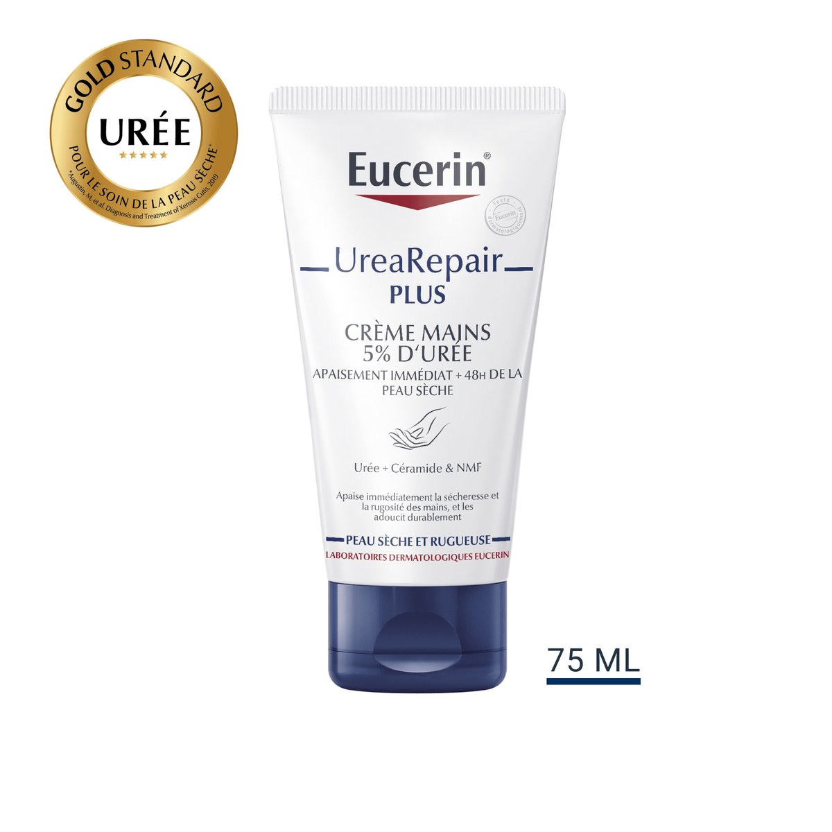 EUCERIN Urearepair Plus Crème Mains 5% Urée Réparatrice 75ml - Eucerin