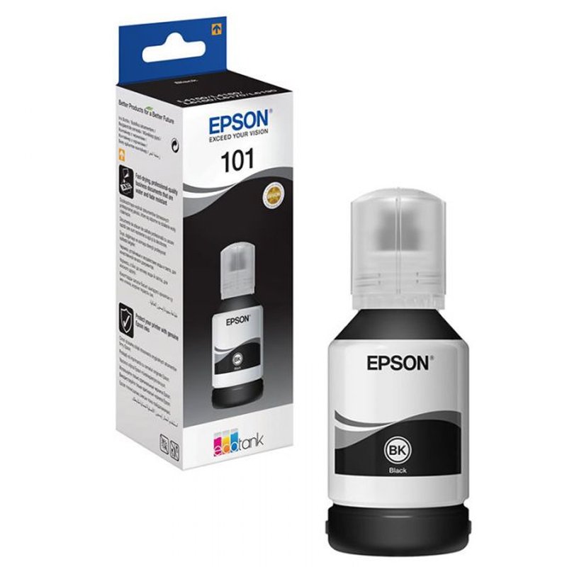 Bouteille D'encre Original EPSON 101 - Noir (C13T03V14A) - Epson