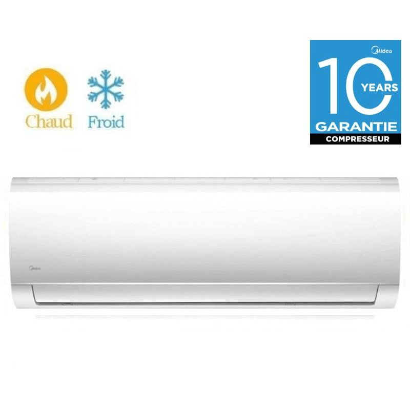 Midea 9000 BTU Chaud / Froid Tropicalisé MSAF-09HRN1 Blanc - Midea