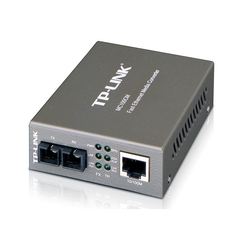 Convertisseur TP-Link RJ45 Gigabit cuivre vers fibre optique SC multimode – TL-MC100CM