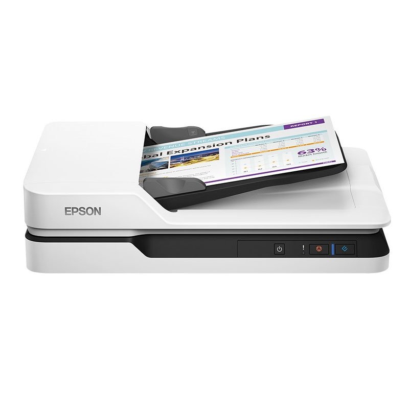 Scanner à plat EPSON WorkForce DS-1630 A4 - Blanc (B11B239402) - Epson