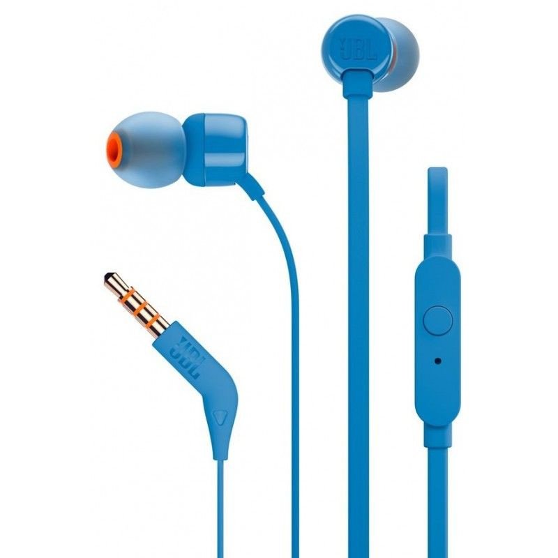 Écouteur JBL Intra-Auriculaire T110 - Bleu - JBL