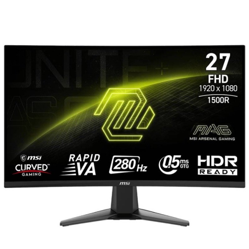 Ecran Gaming MSI MAG 276CXF 27'' Full HD Incurvé 280 Hz - MSI