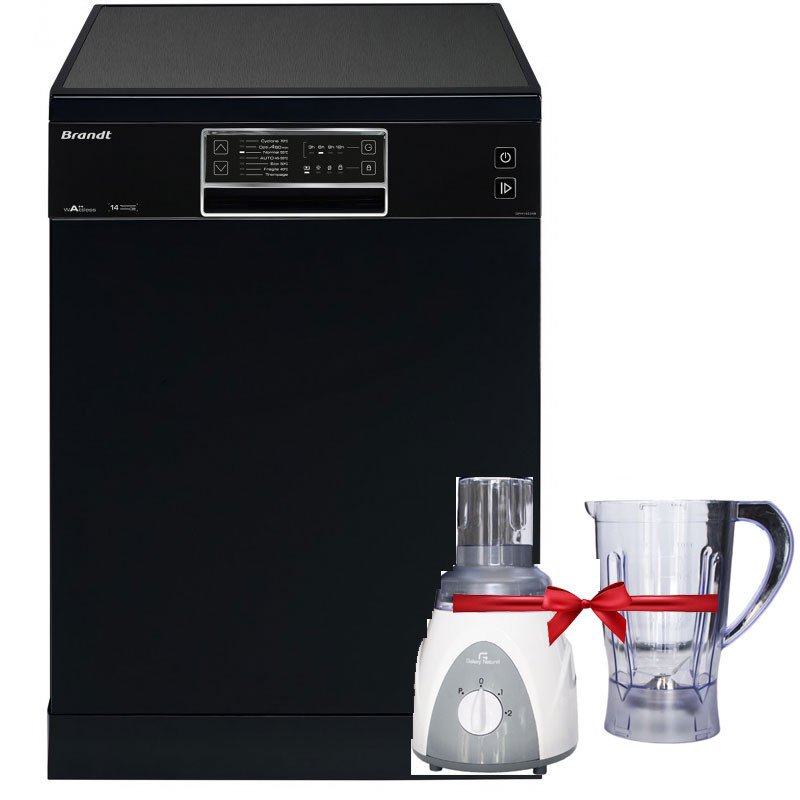 Lave vaisselle Brandt 14 Couverts Avec Afficheur Noir - Brandt