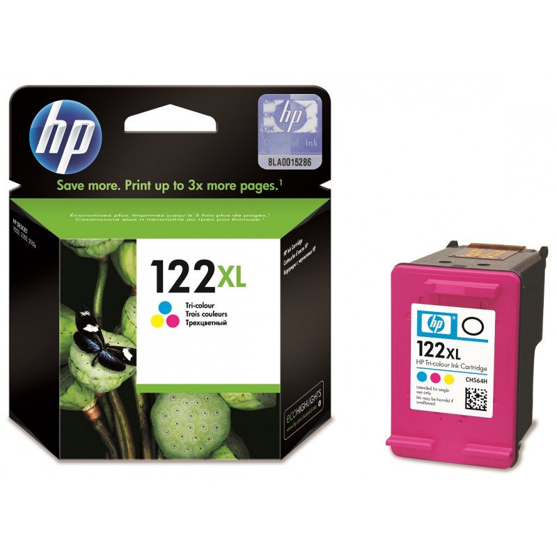 Cartouche D'encre Trois Couleurs Authentique HP 122XL - Couleurs(CH564HE) - HP