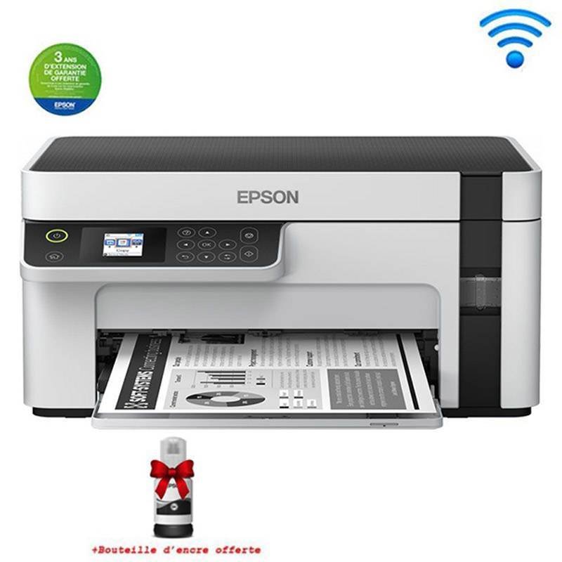 Imprimante EPSON ECOTANK ET-M2120 à Réservoir Intégré 3en1 Wifi - Epson