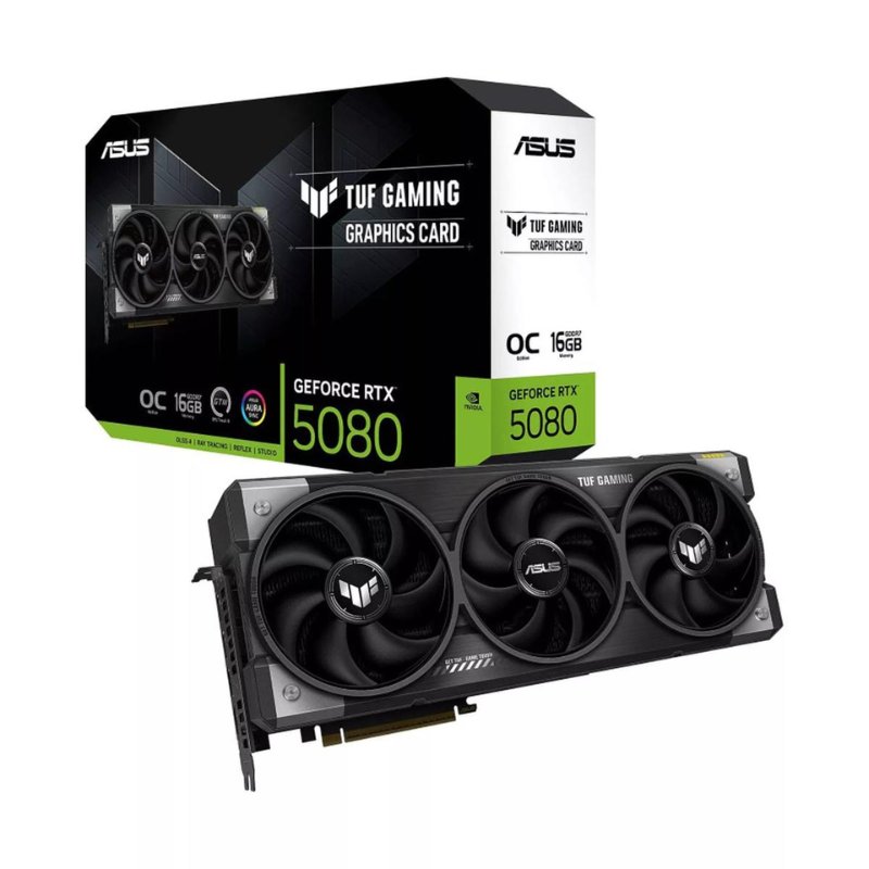Carte Graphique ASUS TUF Gaming GeForce RTX 5080 16GB GDDR7 – 90YV0M30-M0NA00 - ASUS
