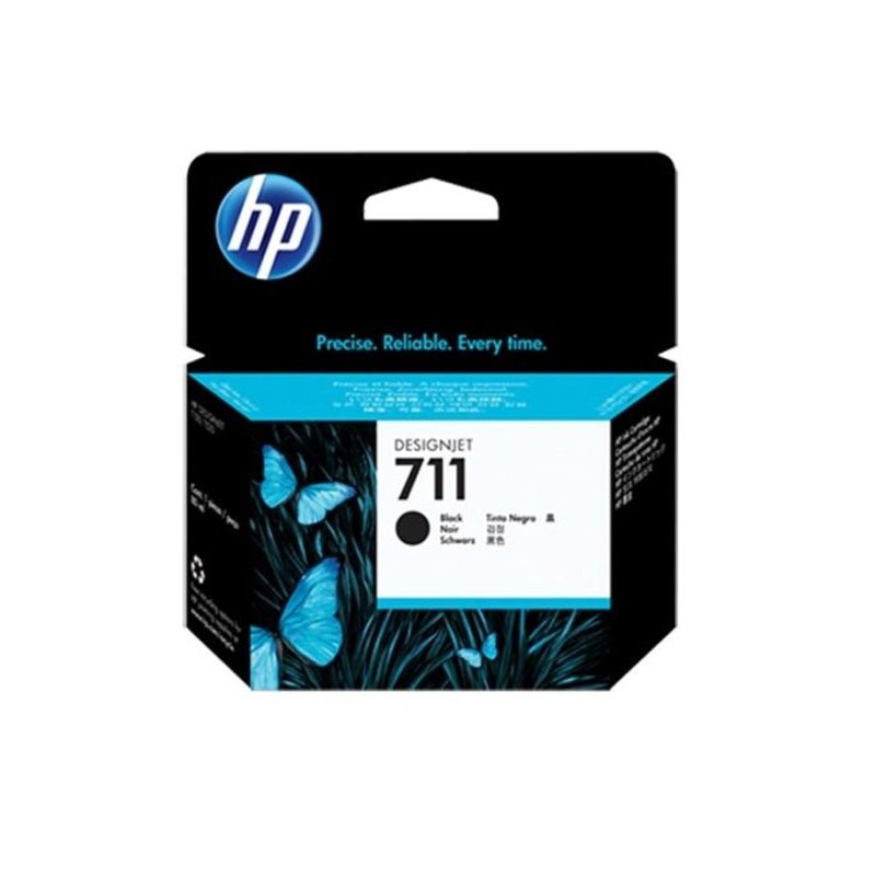 Cartouche D&rsquo;encre Original Design Jet Hp 711 80 Ml – NoirCZ133A - HP