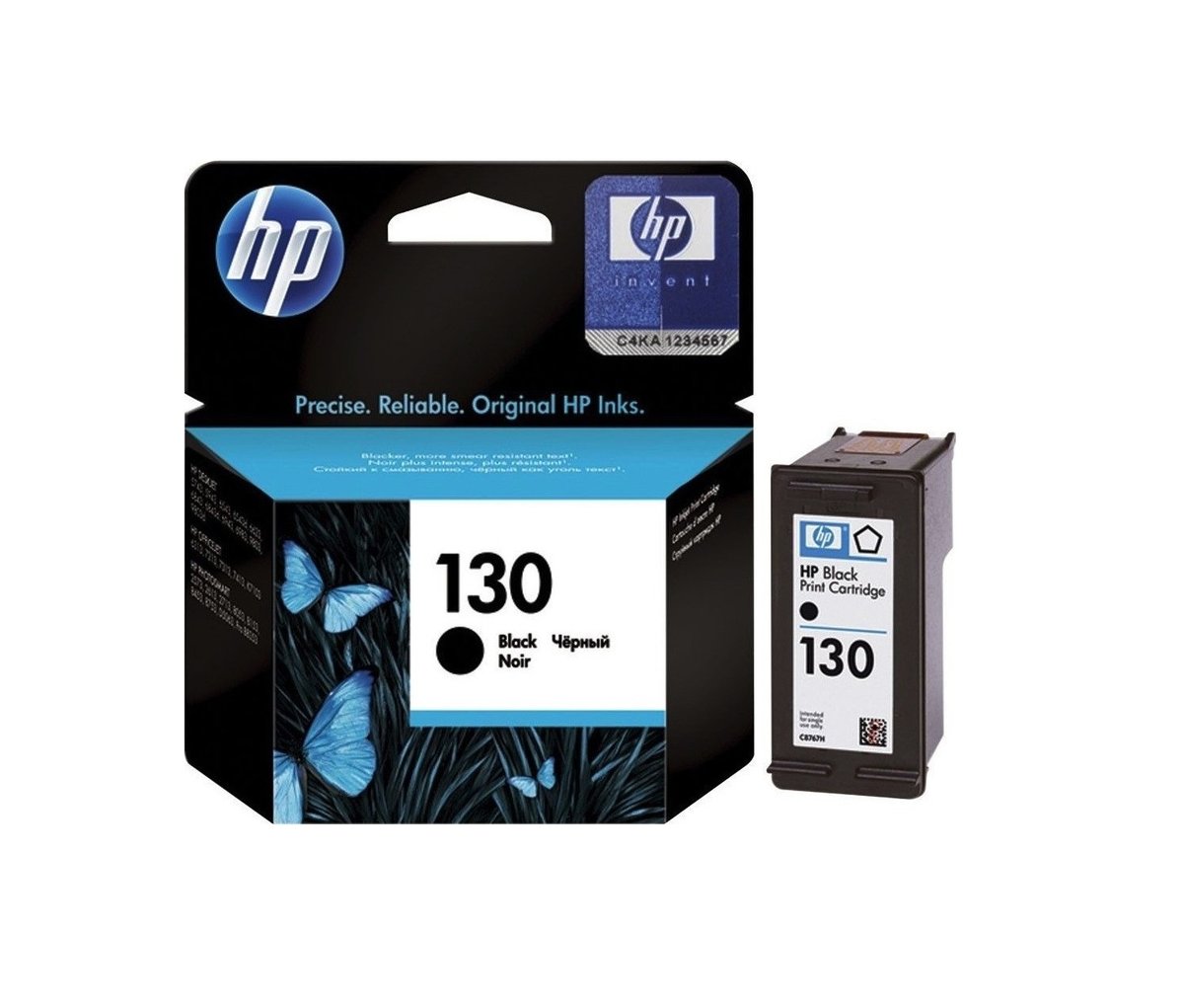 Cartouche Jet d’encre Original HP 130 Noir – C8767HE - HP