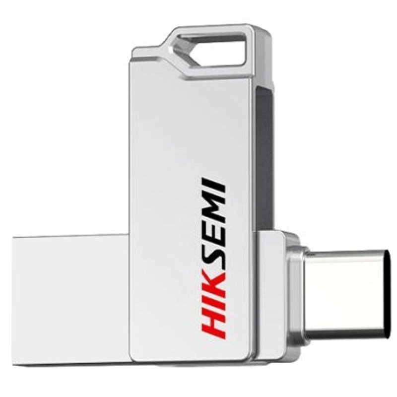 Clé USB Hiksemi E327C 128Go USB 3.2 Type C – Gris – HS-USB-E327C-128G-U3