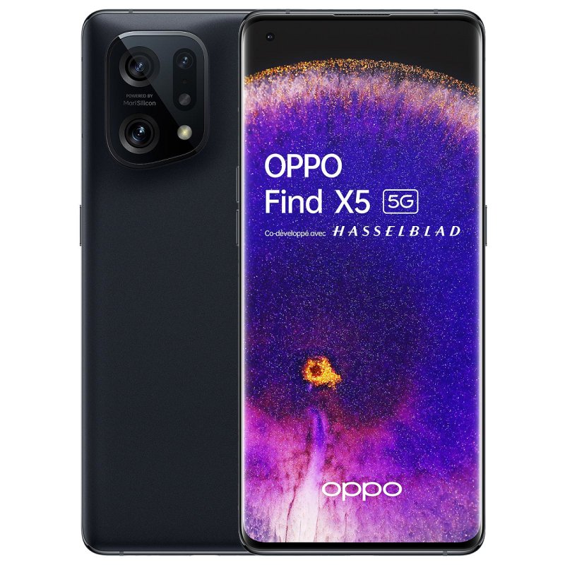 Smartphone OPPO Find X5 5G 8GB 256GB – Noir - OPPO