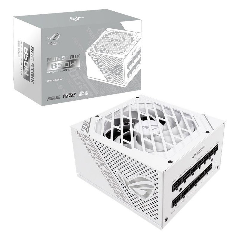 Bloc D'Alimentation Asus ROG STRIX 850W Gold White Edition - ASUS