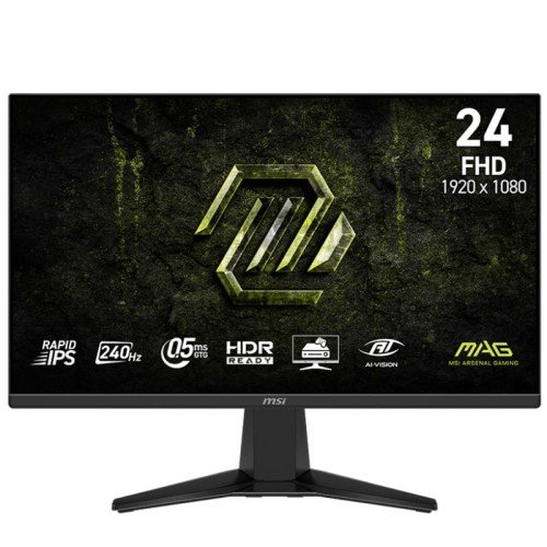 Écran Gaming MSI MAG 245F X24 24" Full HD Fast IPS 240Hz - Noir - MSI
