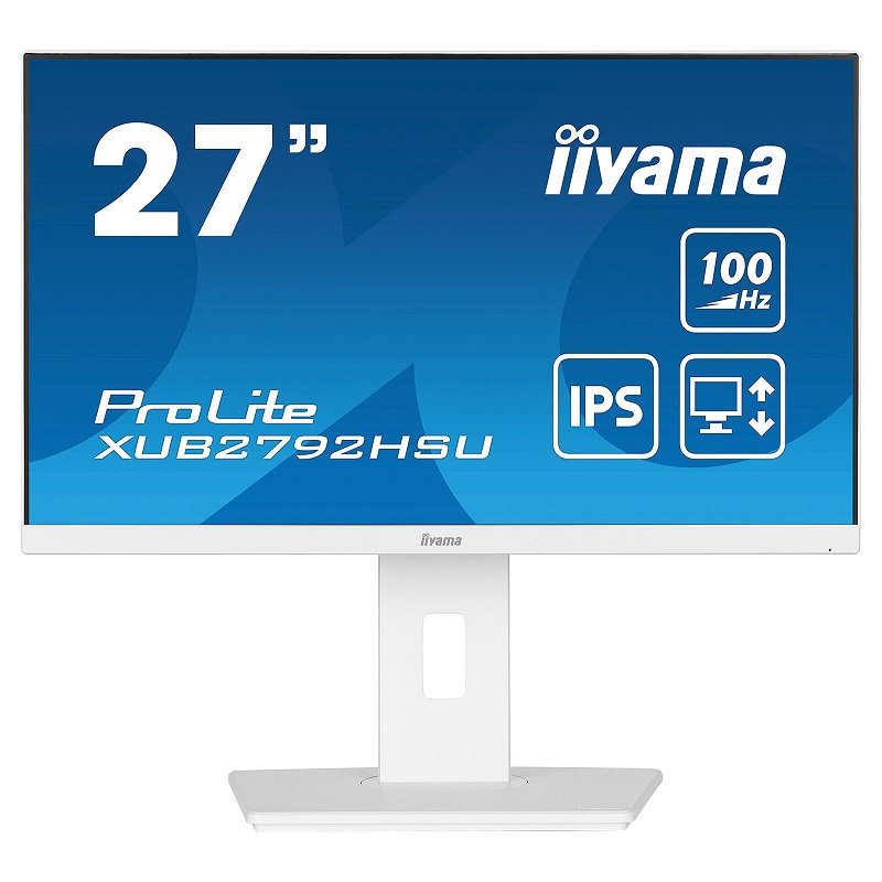 Ecran iiyama Prolite 27′′ IPS FULL HD 100Hz Blanc – XUB2792HSU-W6