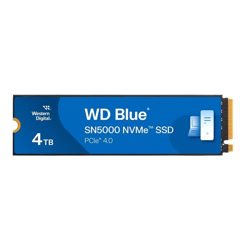 Disque Dur Interne WESTERN DIGITAL SN5000 4To SSD PCIe NVMe - Bleu - Western Digital