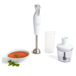 Mixeur Plongeant 3EN1 MOULINEX DD552110 600W – Blanc - Moulinex