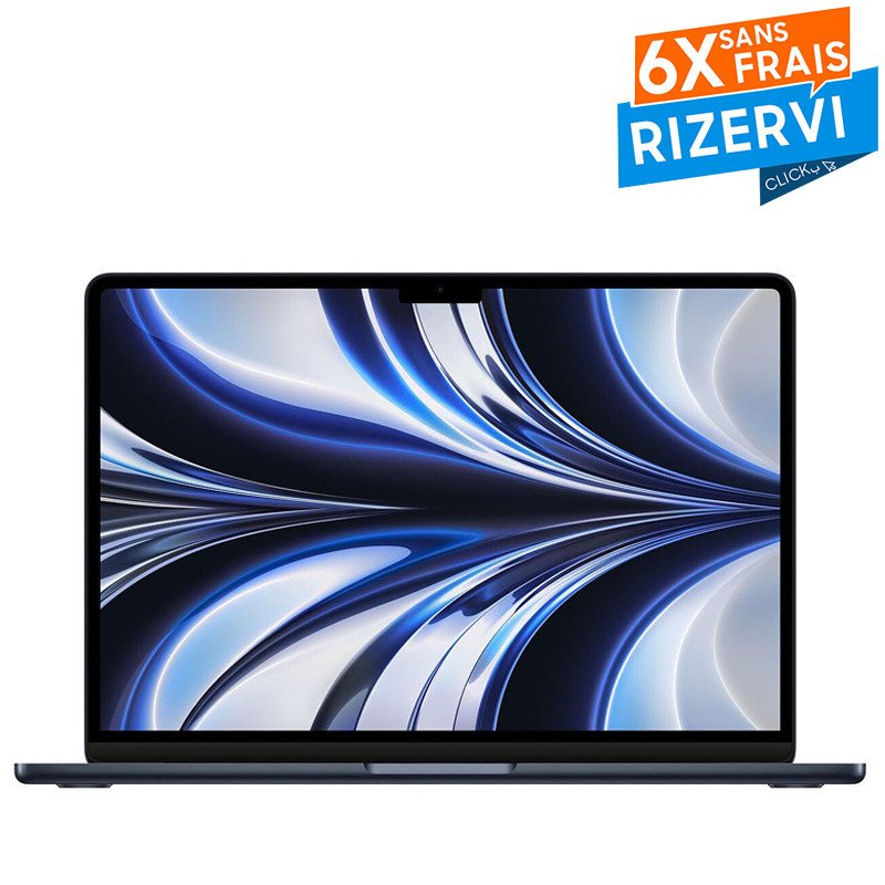 Apple MacBook Air M2 13" 16Go 256Go SSD Midnight - Apple