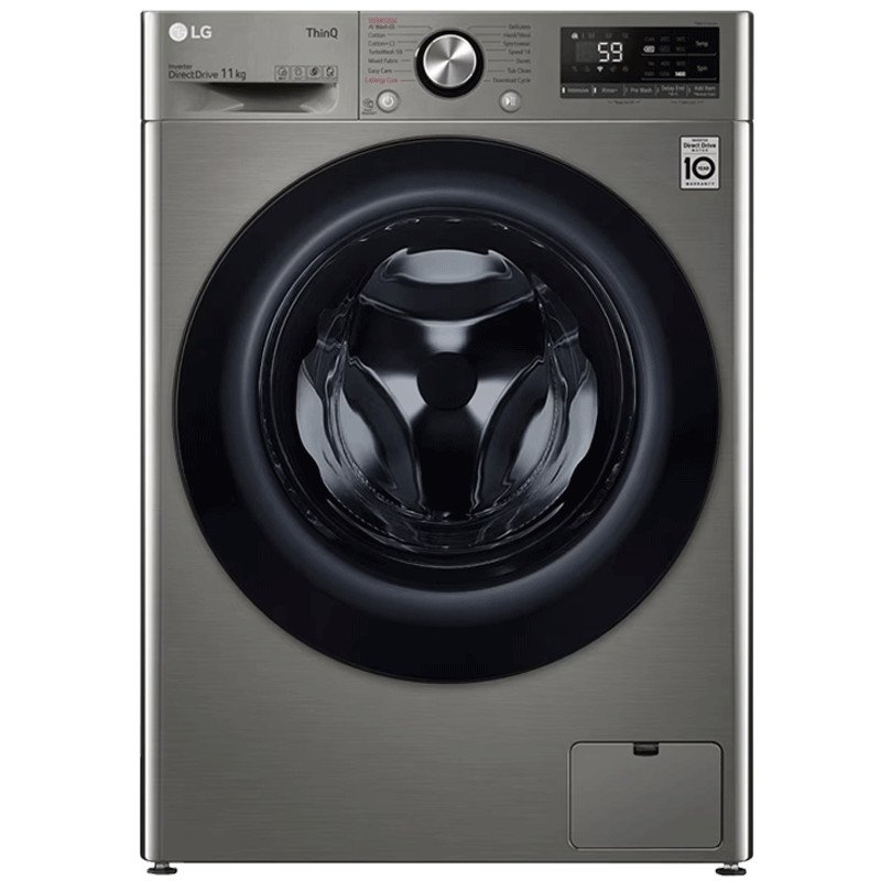 Machine à Laver Frontale LG 11 Kg Smart Inverter F4Y5EYGYPV Silver - LG