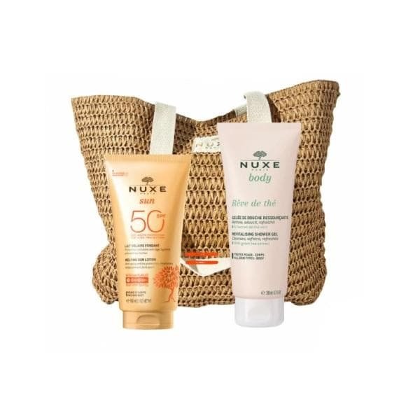 NUXE SUN SAC lait fondant SPF 50 + reve de the Gelee de Douche 200ML - Nuxe