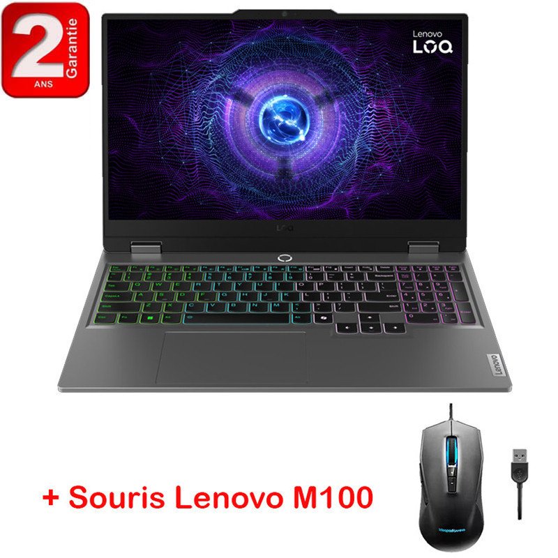 Pc Portable Gamer Lenovo LOQ 15IRX9 i7 13Gén 32Go 512Go SSD Windows11 - Lenovo