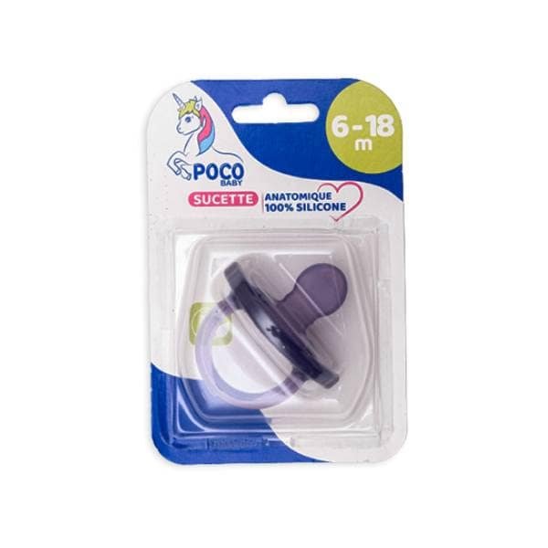 POCO sucette silicone 2eme age mauve - Xiaomi