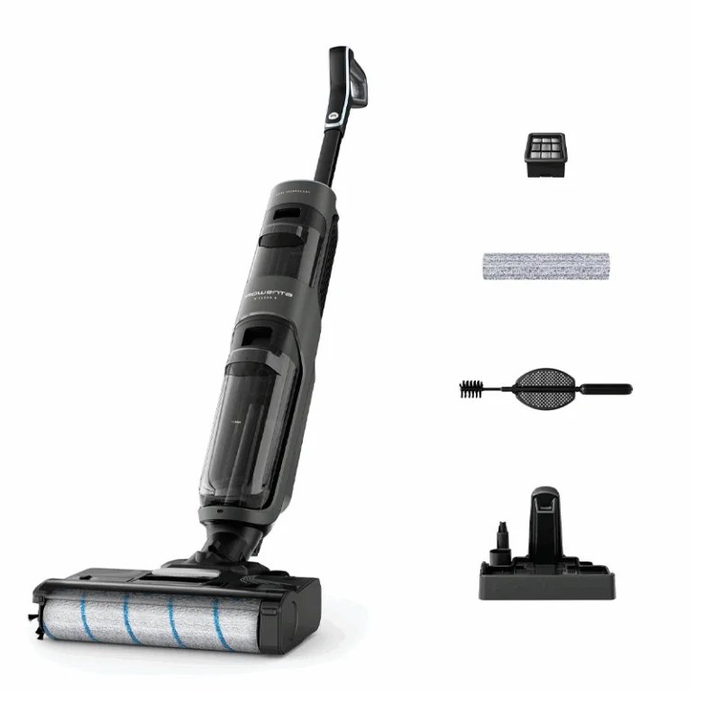 Aspirateur Laveur Rowenta Sans Fil X-Clean 4 GZ5035WO Noir