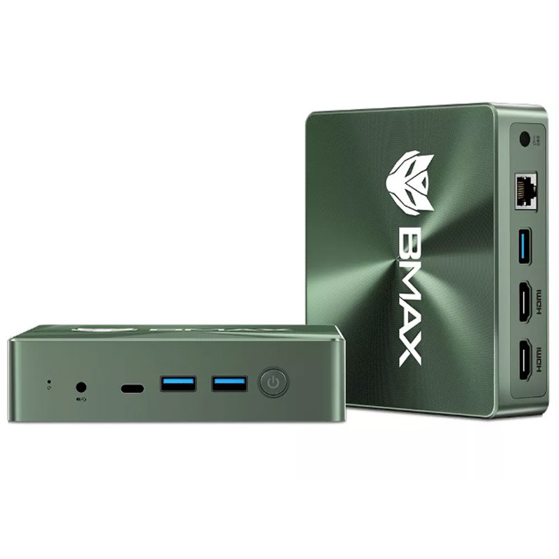 Mini PC de Bureau BMAX B6 Plus i3 10è Gen 12Go 512Go SSD - Vert - BMAX