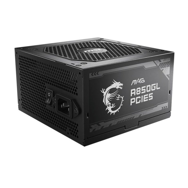 Bloc D’Alimentation Gamer MSI MAG A850GL PCIE5 80+ Gold Full Modulaire – 306-7ZP8A11-CE0 - MSI