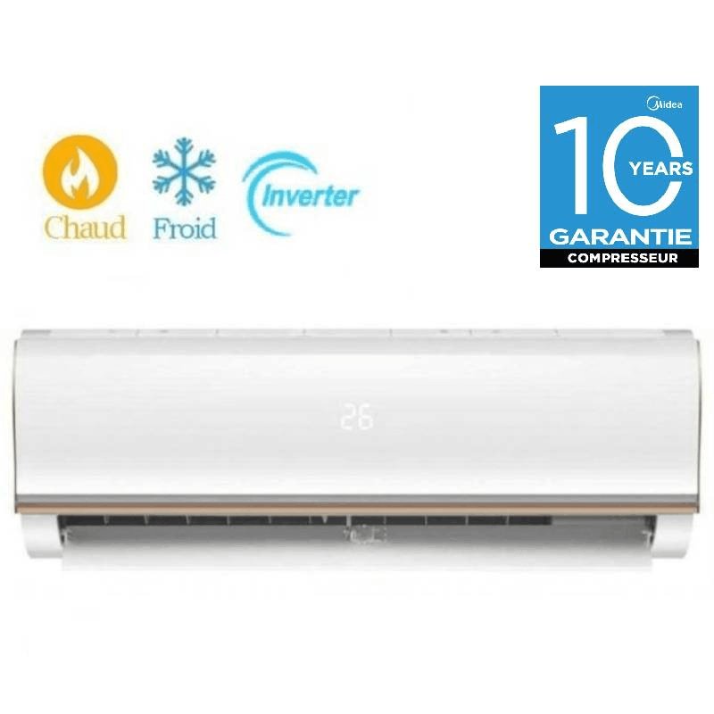 Midea 18000 BTU Chaud & Froid Inverter Tropicalisé MSAF-18HRDN1 Blanc - Midea