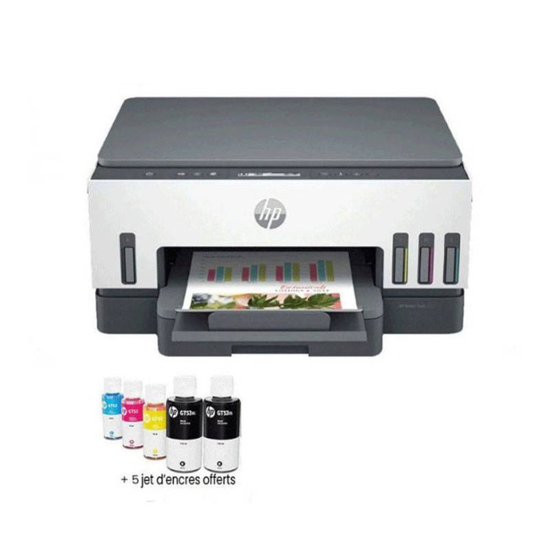 Imprimante HP Smart Tank 720 à Réservoir intégré tout-en-un Couleur duplexeur WIFI - HP