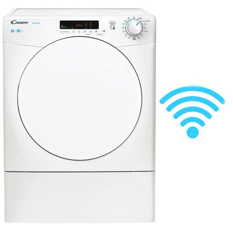 Sèche Linge Frontale Candy CSEV9DF Smart 9kg Blanc - Candy