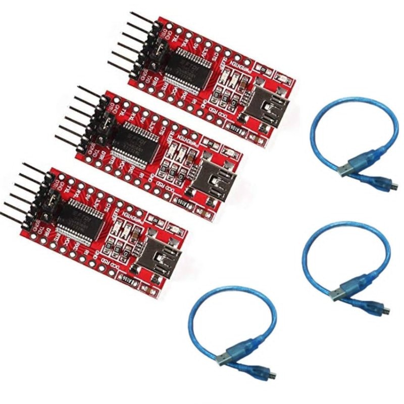 Lot de 3 pièces Module FT232RL FTDI USB Vers TTL Pour Arduino avec câble usb