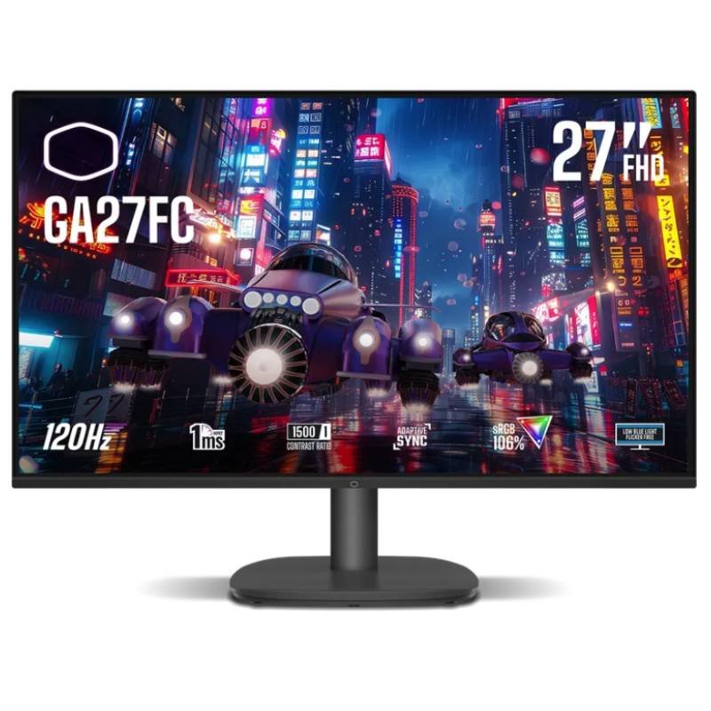 Écran Gaming Cooler Master GA27FC 27" Full HD IPS / 120 Hz / Noir - Cooler Master